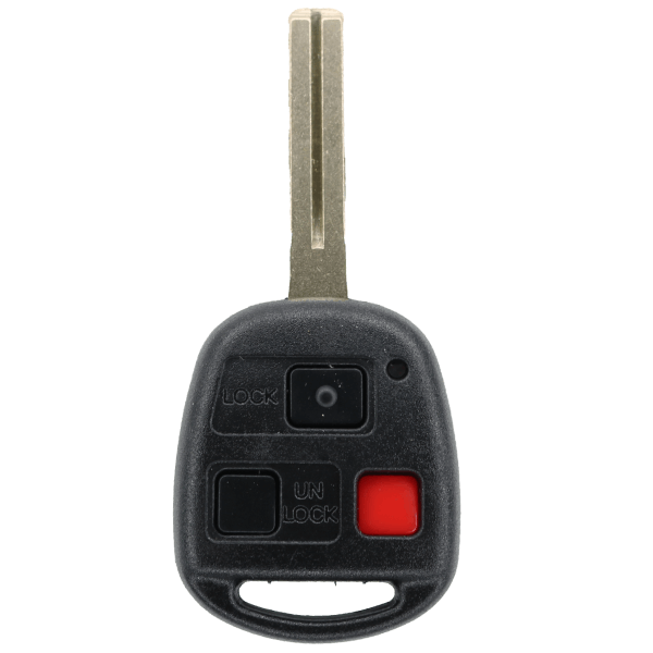 New Remote Key Keyless Replacement 3 Button Remote Head Short Blade For Lexus 