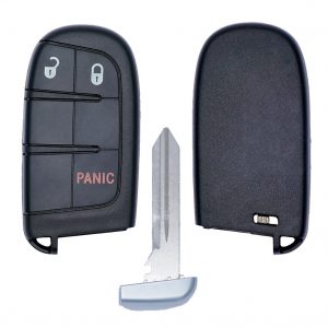 NEW REPLACEMENT 3B CASE SHELL FOR DODGE JEEP SMART KEYLESS PROXIMITY REMOTE FOB