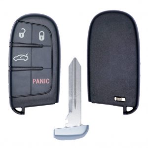 NEW REPLACEMENT 4B CASE SHELL FOR DODGE CHRYSLER SMART KEYLESS PROXIMITY REMOTE FOB