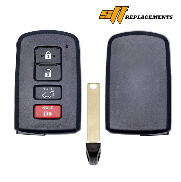 2013-2018 REPLACEMENT 4B SMART KEYLESS PROXIMITY REMOTE FOB FOR TOYOTA RAV4 89904-0R080 HYQ14FBA G