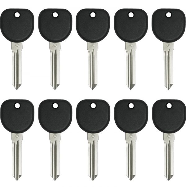 PACK OF 10 REPLACEMENT CIRCLE PLUS Z KEYWAY TRANSPONDER KEY FOR GM B111