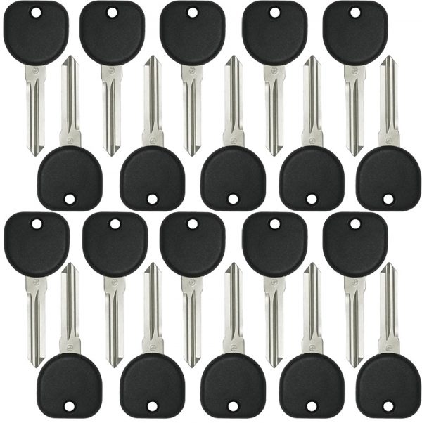 REPLACEMENT CIRCLE PLUS Z KEYWAY TRANSPONDER KEY FOR GM B111 PACK OF 20