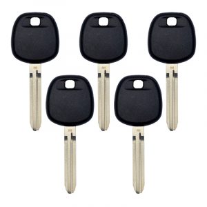 PACK OF 5 REPLACEMENT TOYOTA H CHIP TRANSPONDER KEY TOY44H-PT