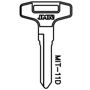 JMA MITSUBISHI FU2 KEY BLANK MIT-11D PACK OF 10