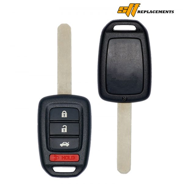 2013-2015 REPLACEMENT 4B KEYLESS REMOTE HEAD FOB FOR HONDA ACCORD CIVIC 35118-T2A-A20 MLBHLIK6-1T