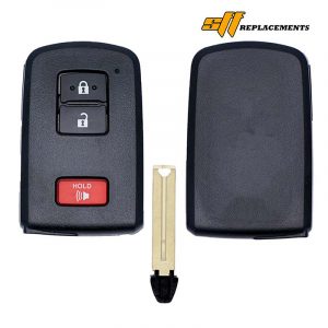 2012-2018 REPLACEMENT 3B SMART KEYLESS PROXIMITY REMOTE FOB FOR TOYOTA RAV4 PRIUS C,V HYQ14FBA 281451-0020 G