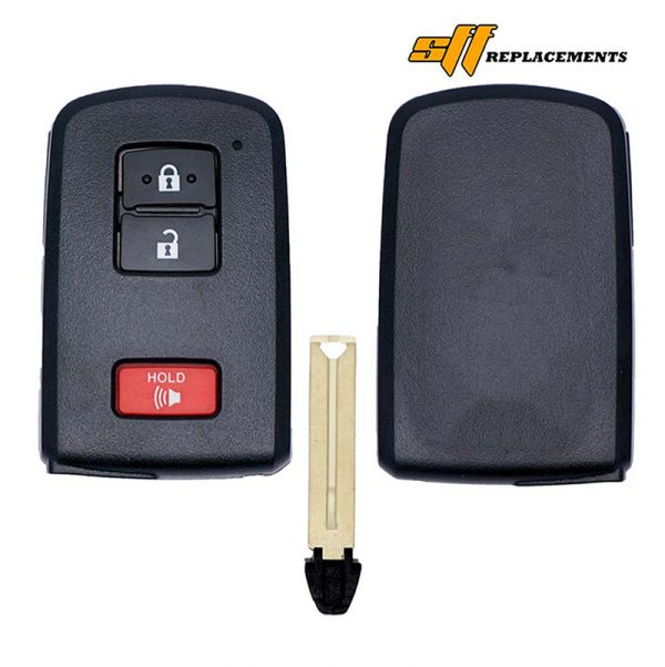 2012-2018 REPLACEMENT 3B SMART KEYLESS PROXIMITY REMOTE FOB FOR TOYOTA RAV4 PRIUS C,V HYQ14FBA 281451-0020 G
