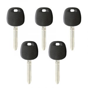 PACK OF 5 REPLACEMENT TOY44G TRANSPONDER KEY FOR TOYOTA (G CHIP)