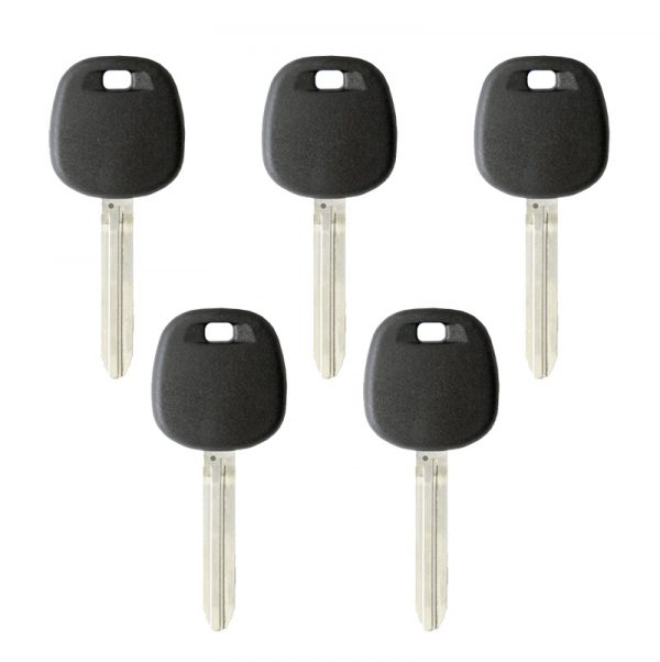 PACK OF 5 REPLACEMENT TOY44G TRANSPONDER KEY FOR TOYOTA (G CHIP)