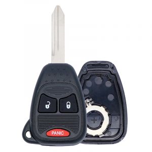 3B REMOTE HEAD KEY FOB SHELL FOR CHRYSLER DODGE JEEP M3N5WY72XX OHT692427AA