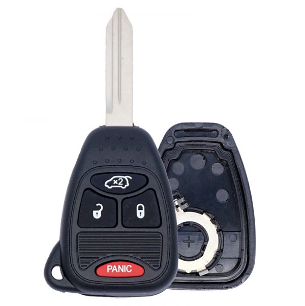 4B REMOTE HEAD KEY FOB SHELL FOR CHRYSLER DODGE JEEP M3N5WY72XX OHT692427AA