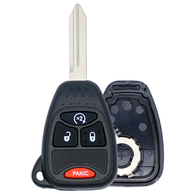 New Key Fob Remote Shell Case For a 2012 Dodge Caliber w/ Remote Start 