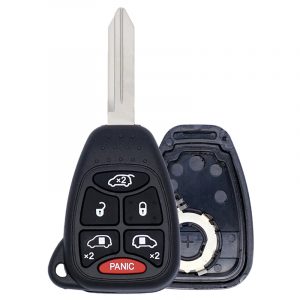 6B REMOTE HEAD KEY SHELL FOR CHRYSLER DODGE M3N5WY72XX 04727351 04727348