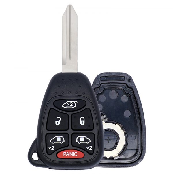 6B REMOTE HEAD KEY SHELL FOR CHRYSLER DODGE M3N5WY72XX 04727351 04727348
