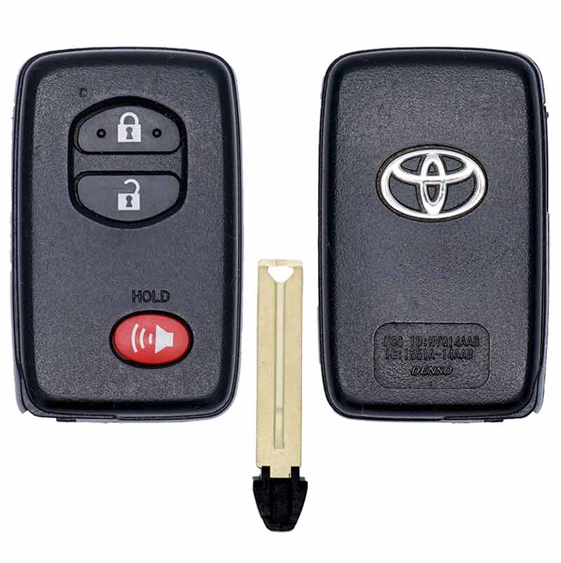 OEM Toyota Smart Proximity Remote Key Fob HYQ14FBC For 2016-2021 Prius 2 3 4 – Virgin, With Uncut Blank