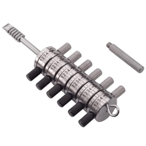 ORIGINAL LISHI FORD JAGUAR TIBBE PFTPD 6 CUT TIBBE PICK SET