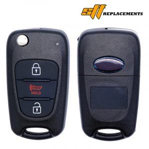 Replacement Keyless Remote Flip FOB For Kia Soul NY0SEKSAM11ATX 95430-2K250