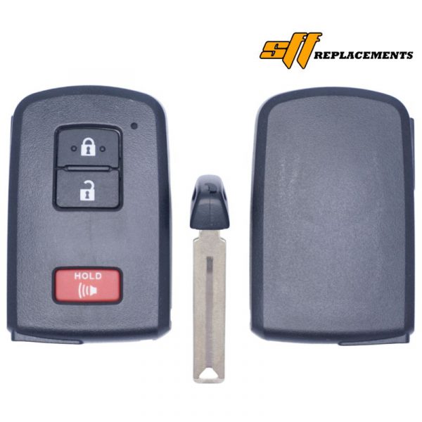 Replacement Keyless Remote Flip FOB For Toyota HYQ14FBA