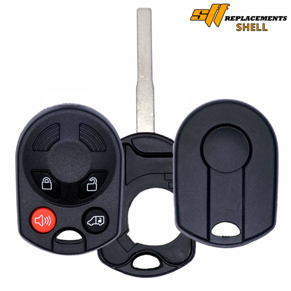 REPLACEMENT 4B REMOTE HEAD KEY CASE / SHELL FOR FORD TRANSIT 164-R8126