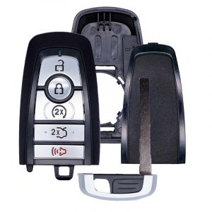 REPLACEMENT 5B SMART KEYLESS PROXIMITY SHELL / CASE FOB FOR FORD 164-R8149