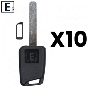 E3 SOLID KEY SHELL – MECHANICAL KEY FOR SUBARU DAT17 - PACK OF 10