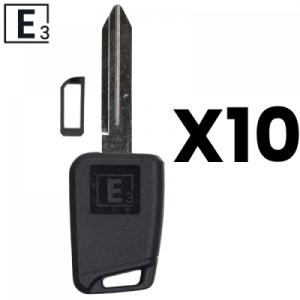 E3 SOLID KEY SHELL – MECHANICAL KEY FOR Y159 Y157 P1795 CHR-15 PACK OF 10