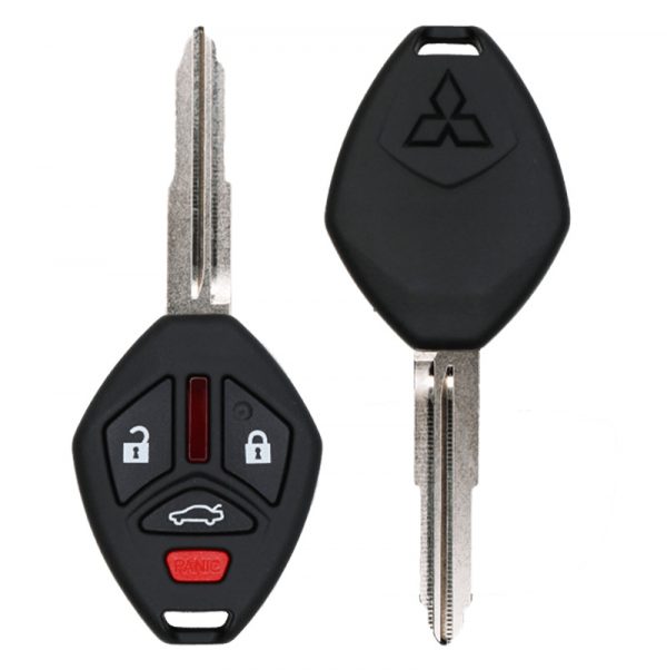2007-2012 MITSUBISHI 4B KEYLESS REMOTE HEAD FOB OUCG8D-620M-A W/ SHOULDER STOP