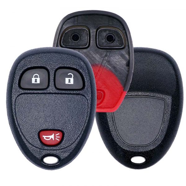 REPLACEMENT 3B KEYLESS ENTRY REMOTE SHELL / CASE FOR GM OUC60221 / OUC60270