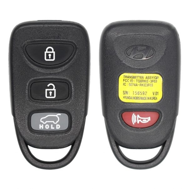 2011-2013 HYUNDAI ACCENT 4B KEYLESS ENTRY REMOTE FOB TRANSMITTER TQ8RKE-3F03
