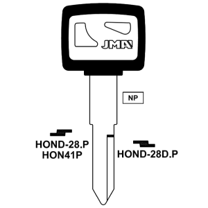 JMA HONDA HON41 SCOOTER KEY HOND-28.P PACK OF 5