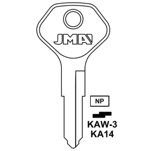 JMA KAWASAKI KA14 KAW-3 MOTORCYCLE KEY PACK OF 10