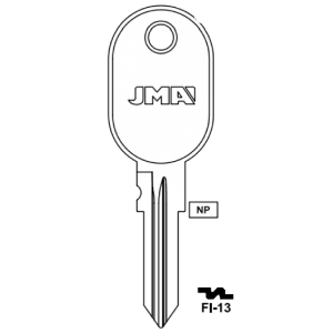 JMA VESPA PIAGGIO GT15RAP SCOOTER KEY FI-13 PACK OF 10