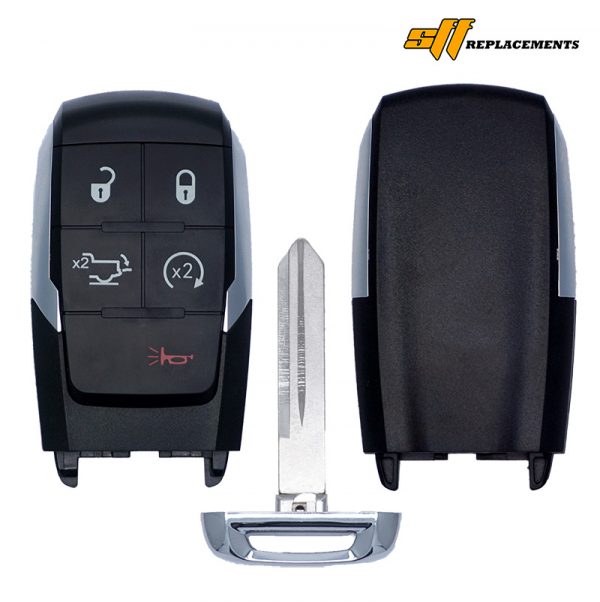 2019-2024 REPLACEMENT SMART KEY 5B PROXIMITY REMOTE FOB FOR RAM, LIMITED, LONGHORN GQ4-76T 68374994