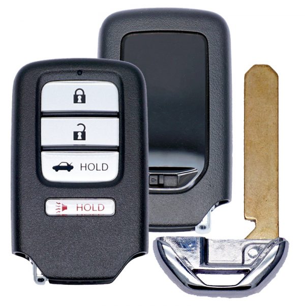 REPLACEMENT 4B KEYLESS ENTRY REMOTE SHELL / CASE FOR HONDA SMART KEYLESS REMOTES