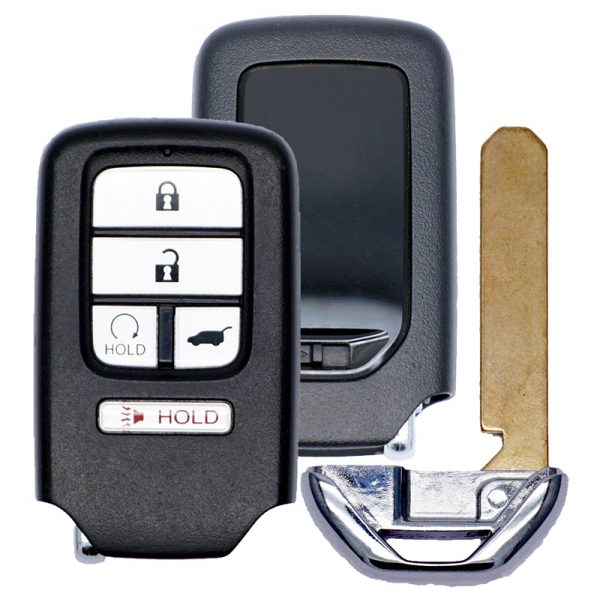 REPLACEMENT 5B KEYLESS ENTRY REMOTE SHELL/ CASE FOR HONDA SMART KEYLESS REMOTES