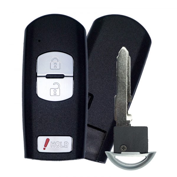 REPLACEMENT 3B PROXIMITY SMART KEY SHELL FOR MAZDA WAZSKE13D01 WAZSKE13D02
