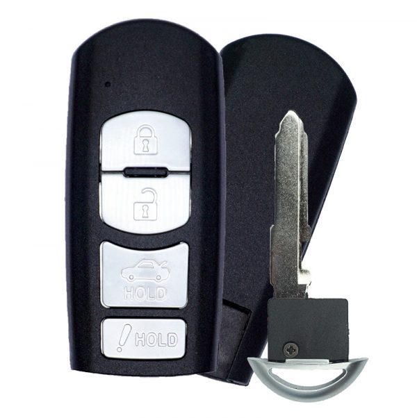 REPLACEMENT 4B PROXIMITY SMART KEY SHELL FOR MAZDA WAZSKE13D01 WAZSKE13D02