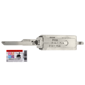 ORIGINAL LISHI H60 / FO26 2-IN-1 10 CUT 2 IN 1 PICK DECODER - ANTI GLARE