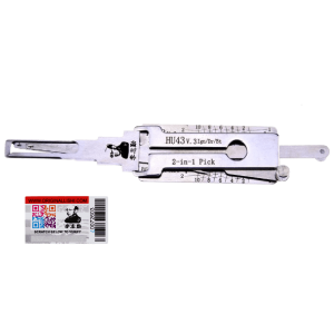 ORIGINAL LISHI HU43 PONTIAC GTO 2-IN-1 PICK DECODER ANTI GLARE