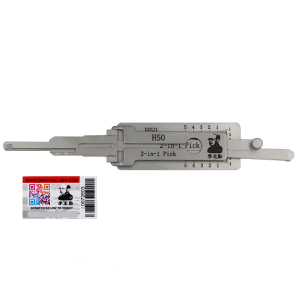 ORIGINAL LISHI 1990 H50 FO14R 2-IN-1 PICK DECODER ANTI GLARE