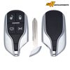 2014-2019 REPLACEMENT 4B SMART KEYLESS PROXIMITY REMOTE FOB FOR MASERATI M3N-7393490 5923336