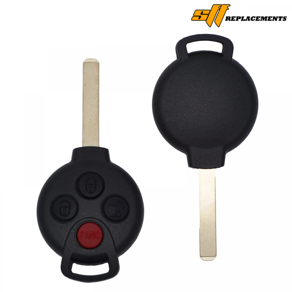 2008-2015 NEW KEYLESS 4B REMOTE HEAD FOB FOR SMART FORTWO KR55WK45144 4518203797