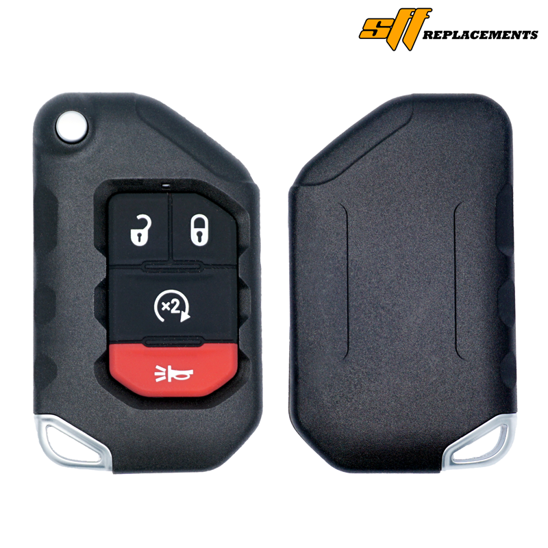OEM 2017-2024 Jeep Compass Smart Keyless Proximity Remote Fob 68250337 (w/ Uncut Key)