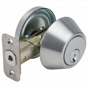 MAXTECH Builders series Grade 3 High Quality Single Cylinder Deadbolt Satin Finish