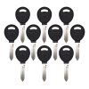 KEYLINE CHRYSLER DODGE JEEP KEY BLANK CHR-15P P1795P Y159P CY24BP CY62P126 PACK OF 10
