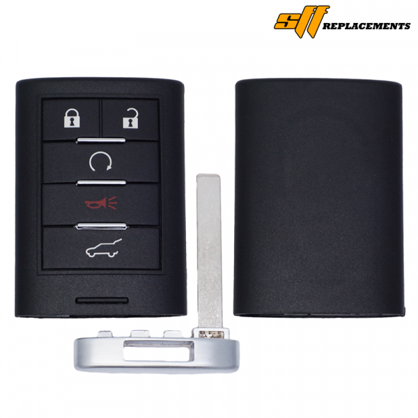 2010-2015 REPLACEMENT 5B SMART KEY PROXIMITY REMOTE FOB FOR CADILLAC SRX 22865375 NBG009768T