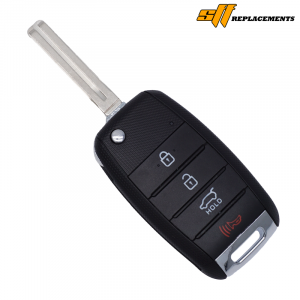 2014-2016 REPLACEMENT 4B FLIP STYLE KEYLESS REMOTE FOB FOR KIA SPORTAGE NYODD4TX1306-TFL 95430-3W350