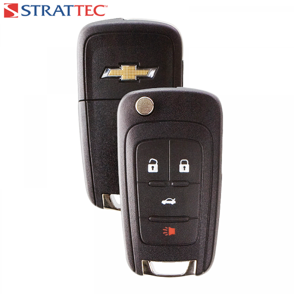 2010-2019 STRATTEC CHEVROLET CRUZE CAMARO IMPALA MALIBU EQUINOX SONIC 4B FLIP KEY REMOTE 5912543
