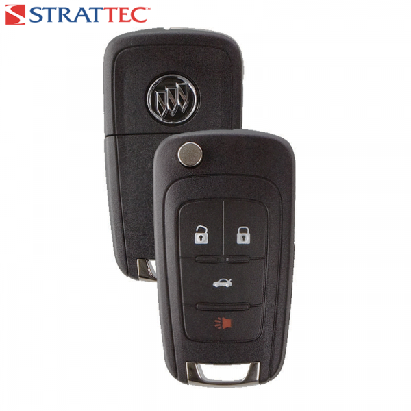 2010-2017 STRATTEC BUICK LACROSSE REGAL 4B PEPS FLIP STYLE KEYLESS REMOTE OHT05918179 5912558