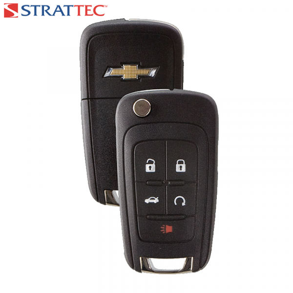 2010-2019 STRATTEC 5B CHEVROLET PEPS PROXIMITY FLIP STYLE KEYLESS REMOTE FOB OHT05918179 5921873